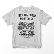 JL Speed Illustration for a Kawasaki ZZR1400 Motorbike fan T-shirt