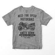 JL Speed Illustration for a Kawasaki ZZR1400 Motorbike fan T-shirt