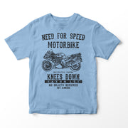 JL Speed Illustration for a Kawasaki ZZR1400 Motorbike fan T-shirt