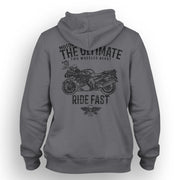 JL Ultimate Illustration For A Kawasaki ZZR1400 Motorbike Fan Hoodie