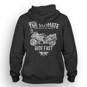 JL Ultimate Illustration For A Kawasaki ZZR1400 Motorbike Fan Hoodie