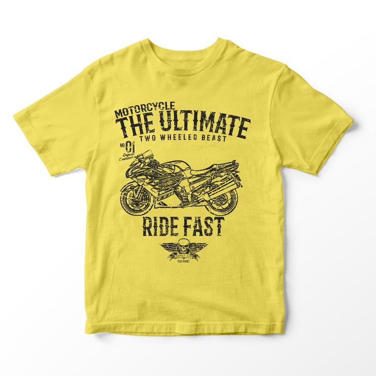 JL Ultimate Illustration for a Kawasaki ZZR1400 Motorbike fan T-shirt