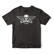 JL Classic Skull Logo Front Print T-shirts