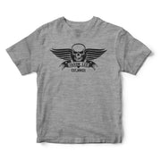 JL Classic Skull Logo Front Print T-shirts