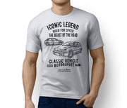 RH Illustration For A Ford Fiesta RS turbo Motorcar Fan T-shirt - Jaxon lee