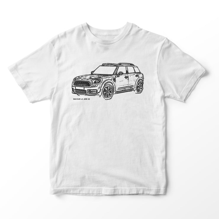 JL Illustration For A Mini Countryman Motorcar Fan T-shirt