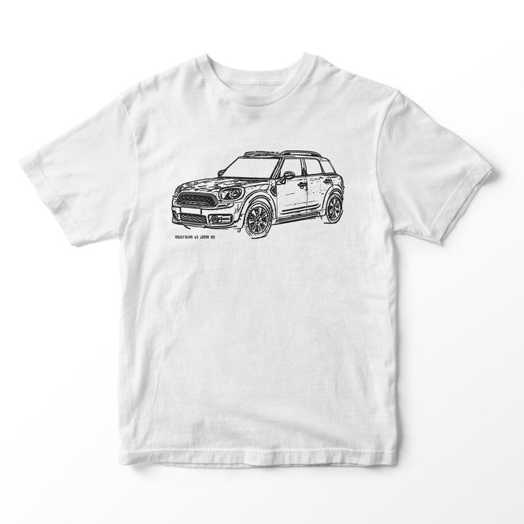 JL Illustration For A Mini Countryman Motorcar Fan T-shirt