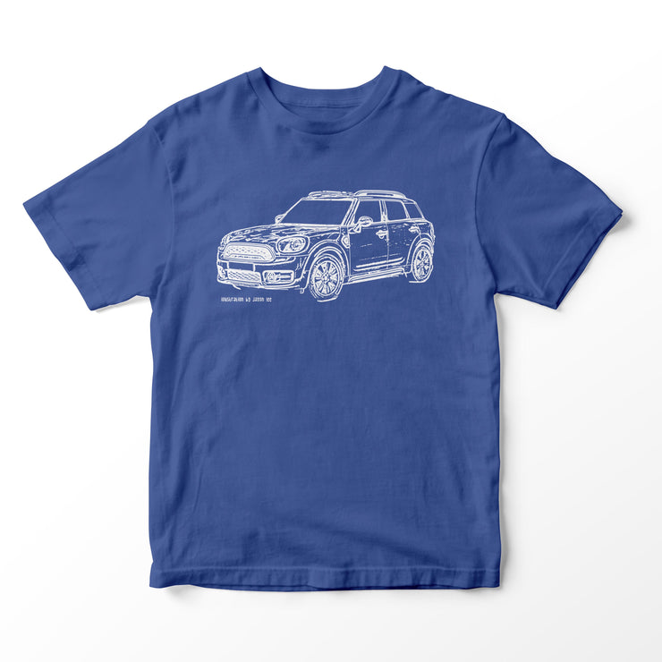 JL Illustration For A Mini Countryman Motorcar Fan T-shirt