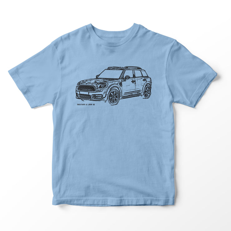 JL Illustration For A Mini Countryman Motorcar Fan T-shirt