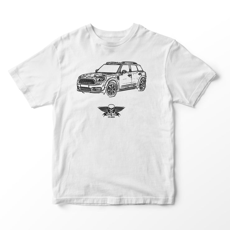 JL Basic Illustration for a Mini Countryman Motorcar fan T-shirt