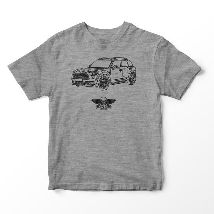 JL Basic Illustration for a Mini Countryman Motorcar fan T-shirt