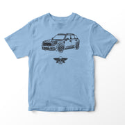 JL Basic Illustration for a Mini Countryman Motorcar fan T-shirt