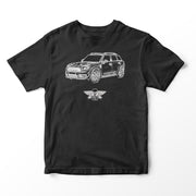 JL Basic Illustration for a Mini Countryman Motorcar fan T-shirt