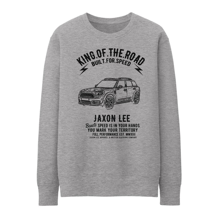 JL King Illustration for a Mini Countryman Motorcar fan Jumper