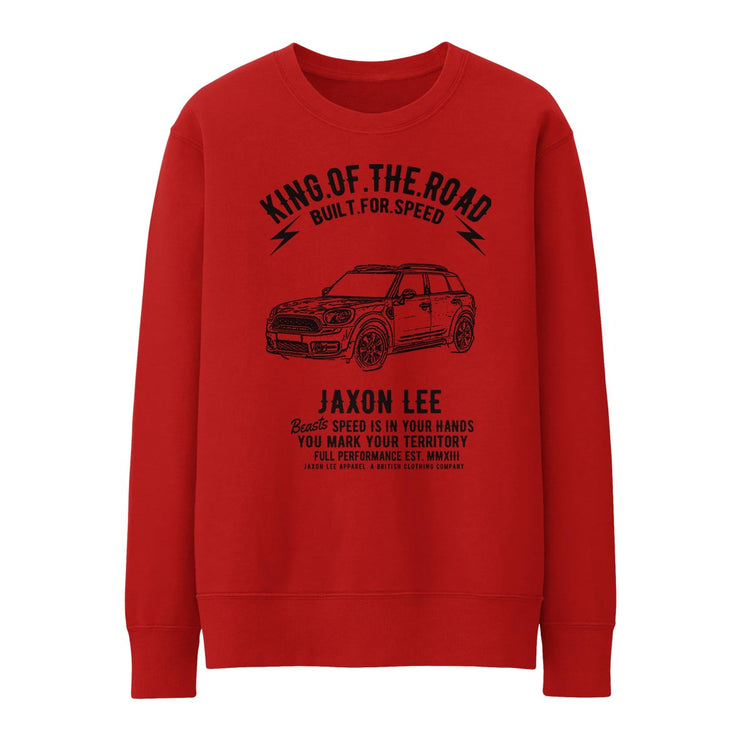 JL King Illustration for a Mini Countryman Motorcar fan Jumper