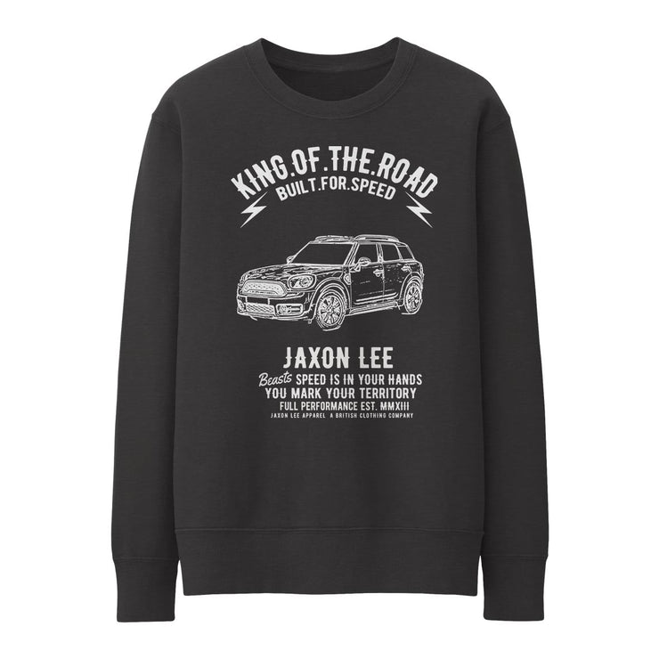 JL King Illustration for a Mini Countryman Motorcar fan Jumper