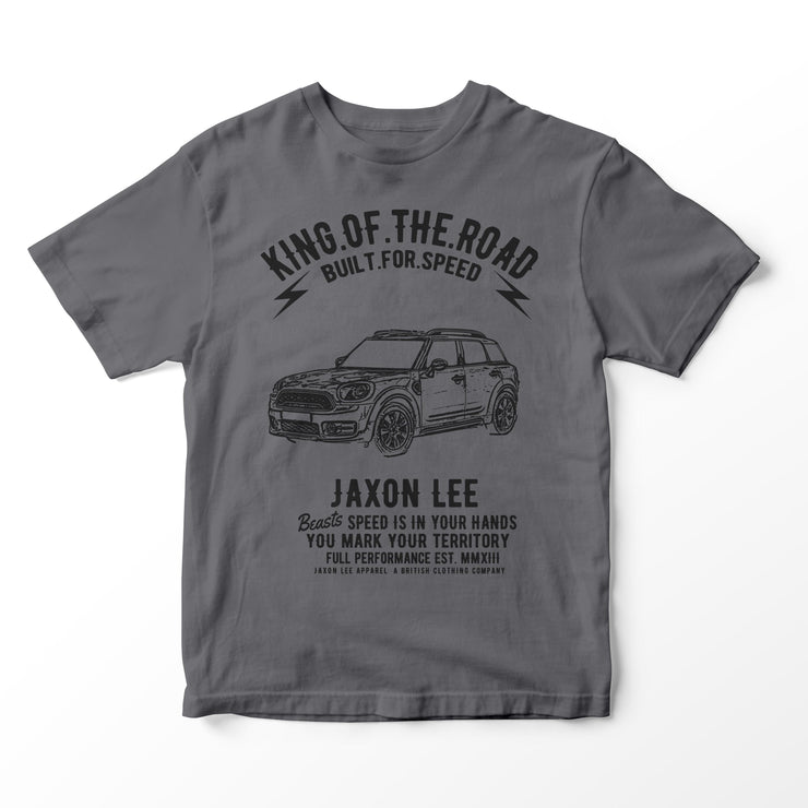 JL King Illustration for a Mini Countryman Motorcar fan T-shirt