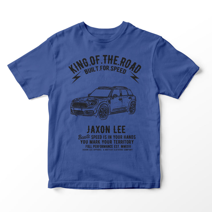 JL King Illustration for a Mini Countryman Motorcar fan T-shirt