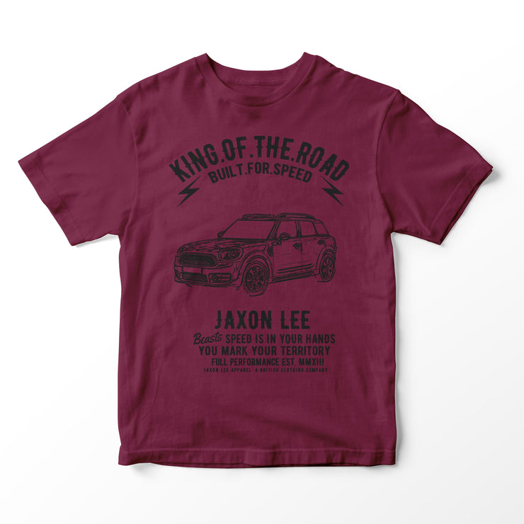 JL King Illustration for a Mini Countryman Motorcar fan T-shirt