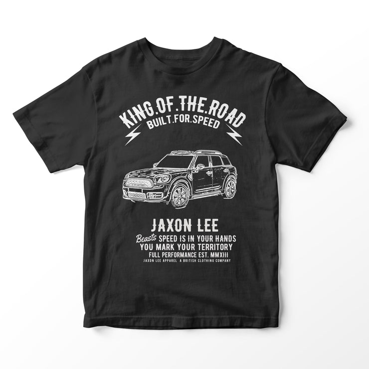 JL King Illustration for a Mini Countryman Motorcar fan T-shirt