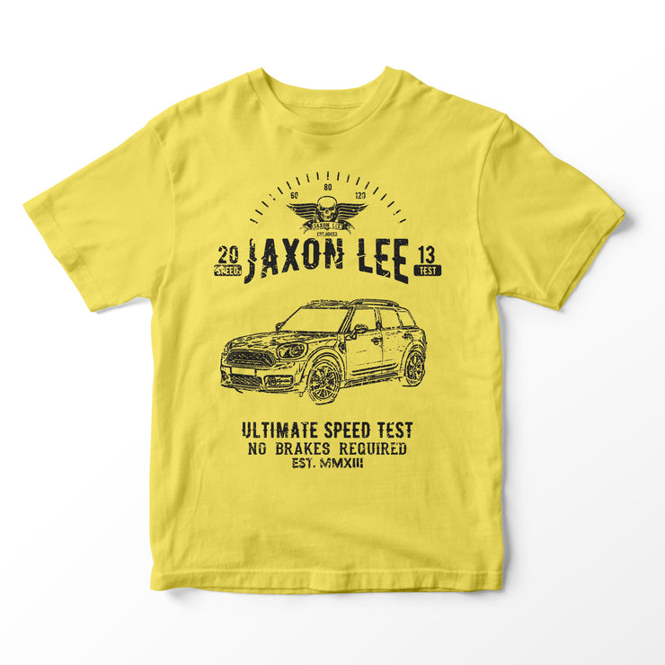 JL Speed Illustration for a Mini Countryman Motorcar fan T-shirt