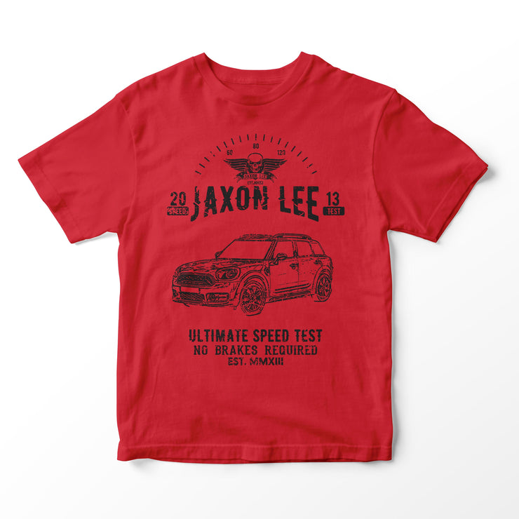 JL Speed Illustration for a Mini Countryman Motorcar fan T-shirt