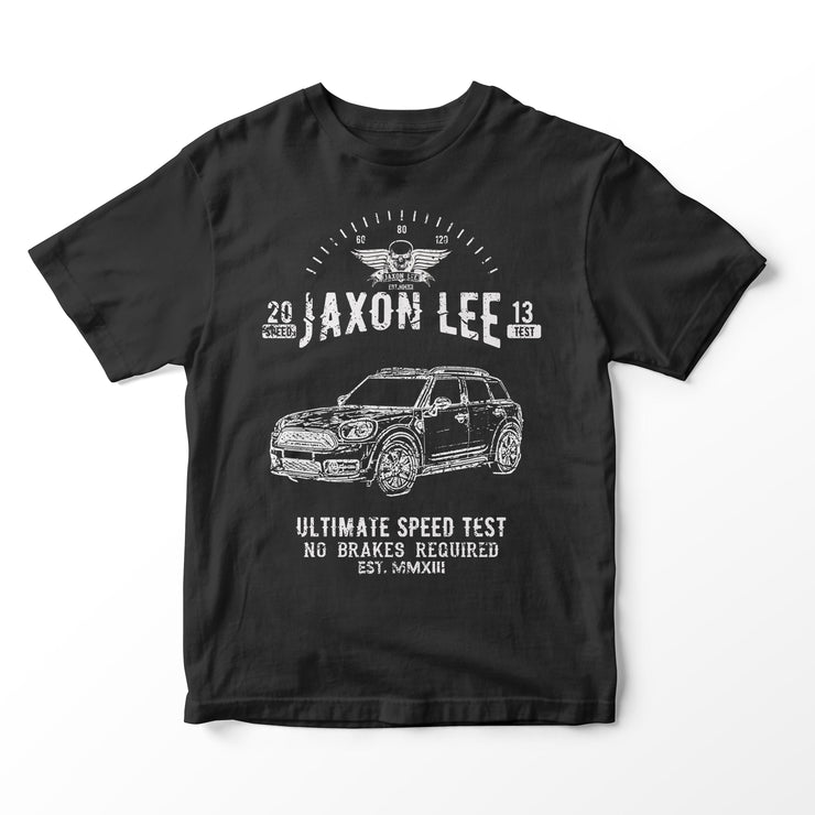 JL Speed Illustration for a Mini Countryman Motorcar fan T-shirt