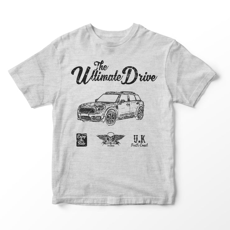 JL Ultimate Illustration for a Mini Countryman Motorcar fan T-shirt