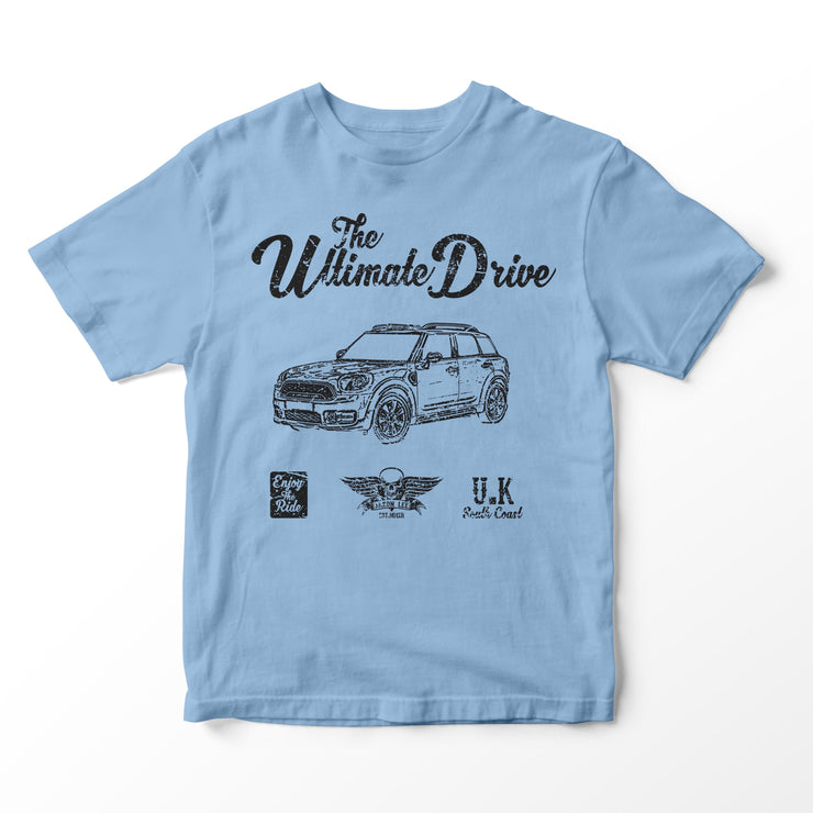 JL Ultimate Illustration for a Mini Countryman Motorcar fan T-shirt