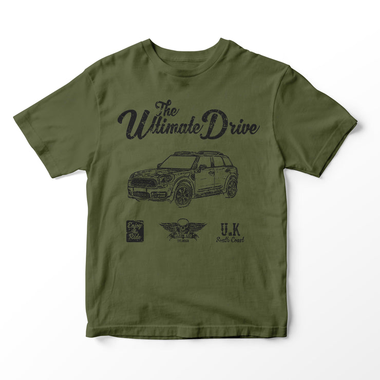 JL Ultimate Illustration for a Mini Countryman Motorcar fan T-shirt
