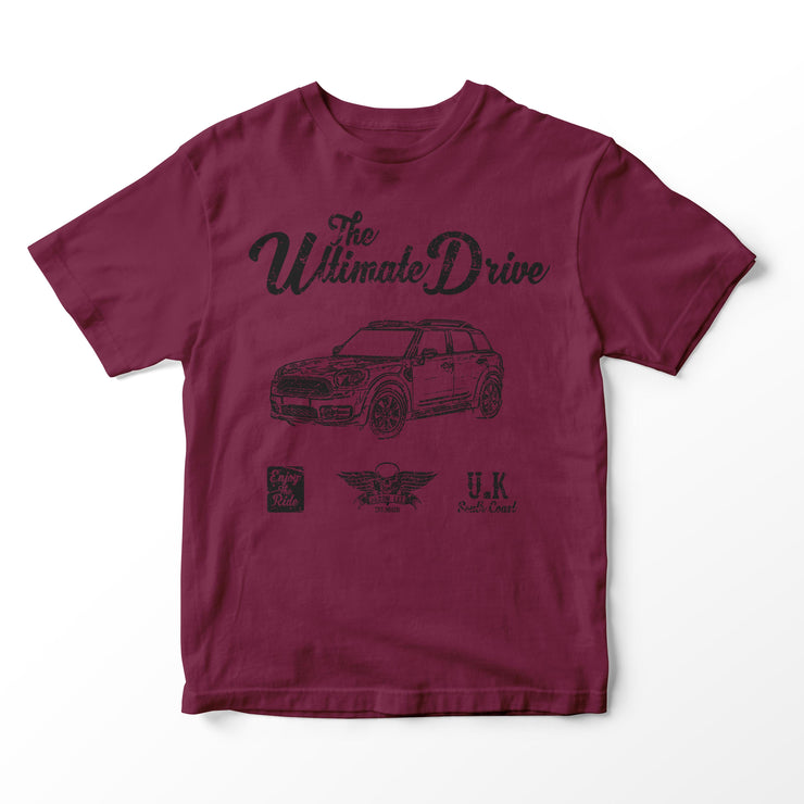 JL Ultimate Illustration for a Mini Countryman Motorcar fan T-shirt