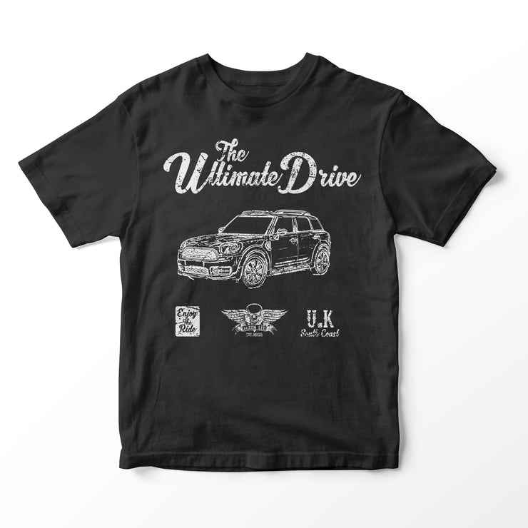 JL Ultimate Illustration for a Mini Countryman Motorcar fan T-shirt