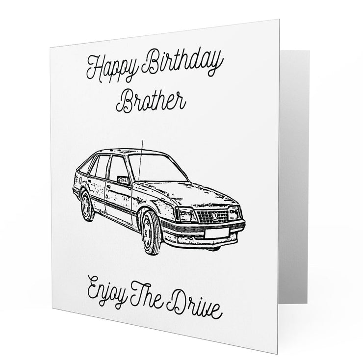 Jaxon Lee - Birthday Card for a Vauxhall Cavalier mk2 Motorcar fan