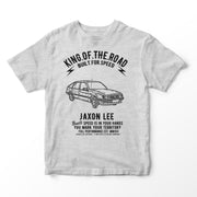 JL King Illustration for a Vauxhall Cavalier MK2 Motorcar fan T-shirt