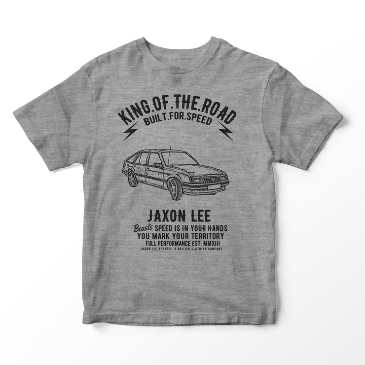 JL King Illustration for a Vauxhall Cavalier MK2 Motorcar fan T-shirt