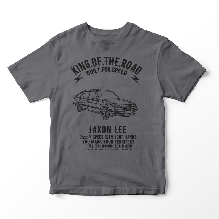 JL King Illustration for a Vauxhall Cavalier MK2 Motorcar fan T-shirt