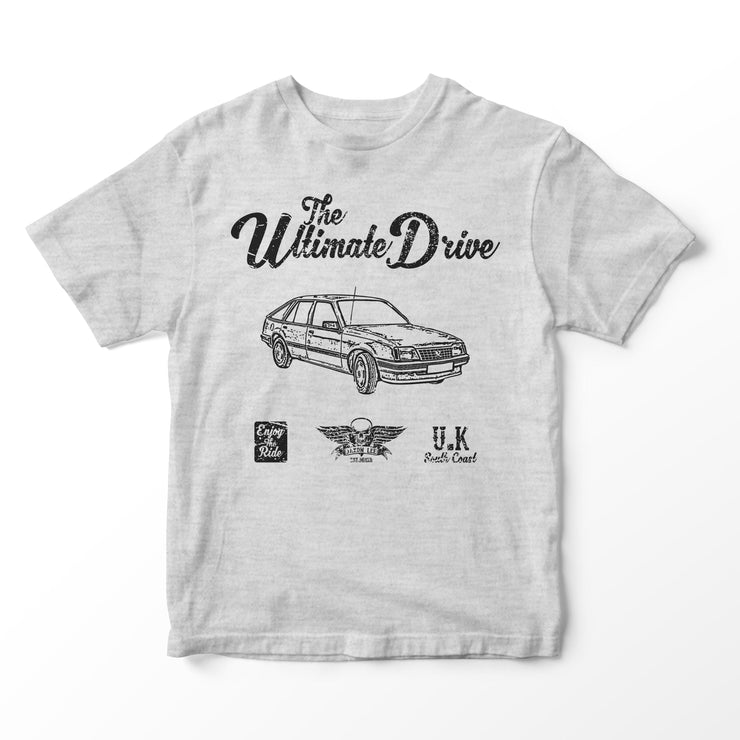 JL Ultimate Illustration for a Vauxhall Cavalier MK2 Motorcar fan T-shirt
