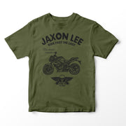 JL ride Illustration for a Yamaha XJ6 Naked Motorbike fan T-shirt